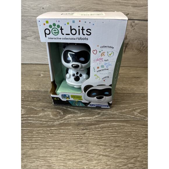 Clementoni Pet Bits Interactive Coding Robot STEM For Kids 4+ Panda Bear Bit - Picture 1 of 7